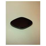 Sterling Black Onyx Brooch