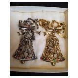 Pr Beatrix Multi Color Rhinestone Bell Necklaces