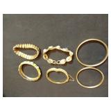 Lot of 6 Costume Bracelets