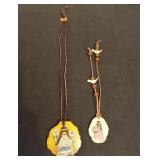2 Degrazia Painted Necklaces