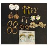 Lot of Clip Earrings