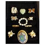 Lot of Costume Rings