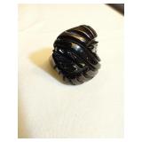 Black Bakelite Ring