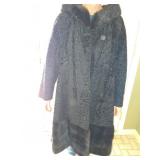 Mr Leonard Full Length Black Fur Coat