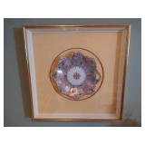 Framed Plate unidentified RS Prussia? Beautiful