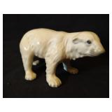 6x3in porcelain polar bear c1900