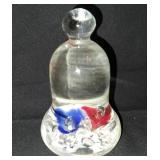 Joe St Clair Paperweight- red, white, & blue