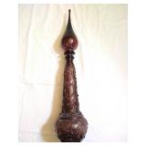 Amethyst Art Glass Bottle with Stopper