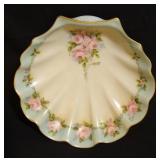 Hand Painted & Signed Shell Dish