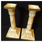 pr hand painted candlesticks Germany