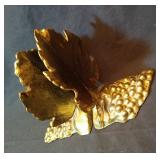 Brass Grape Bookends