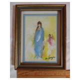 DeGrazia "Madonna With Angel" 4x5 matted print
