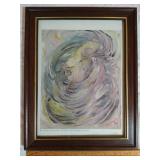 Ettore DeGrazia  "Cock Fight" 9x12 matted print