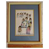 DeGrazia "12 Children in Holy Parade" 6x9