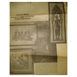 Pr framed Stone Rubbings Artwork, Thailand