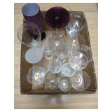 Lot of asst stemware