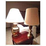 2 Brass Lamps