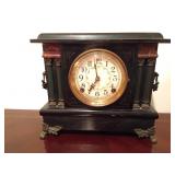 Sessions Mantle Clock Black Wind Up