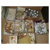 Assorted Ornaments & Tree Decor