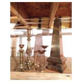 Brass Candlesticks & More