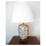 Oriental Style Lamp Yellow with Birds