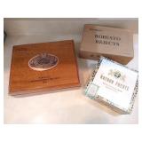 Lot of 3 Cigar Boxes