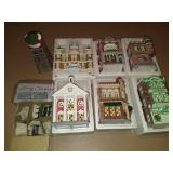 Asstorted Christmas Village Buildings & More