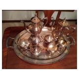 FB Rogers Silver Plate Tea Set