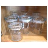 Set of 7 Storage Jars