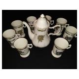 Royal Tara Coffee/Chocolate Set with 8 Mugs