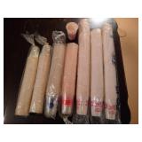 Box of Advertising Cups Strohs, 7Up, Miller Light