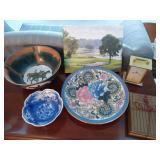 Book, Bowls, & Seth Thomas Clock