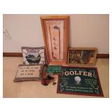 Box Lot of Gold Items