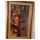 "Four" Large Framed Print