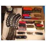 Various Toy Trains, Cars, Track