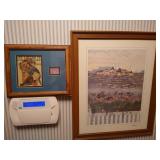 Pr Wall Art incl Norman Rockwell w/Stamp