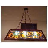 Notre Dame Pool Table Chandelier Light