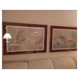 Pair Vintage Water olor ED950 Cludsh?