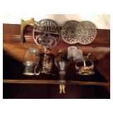 Asst Group Decanter, Trivets, Pitcher & More