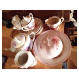 Asst Cream, Sugar, Tea Pot, Plates, & More
