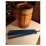 Nail Keg & Primitive Wall Clothes Hanger