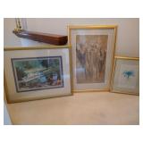 Botany Artist Redoute, 2 Framed Prints