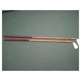 (2) Wood shaft Detroit Golf Clubs -Irons