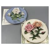Pair of Capodimonte Decorative Plates