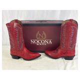 Menï¿½s 9 1/2 D Red Nocona Cowboy Boots In Box