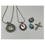 Necklace Pendants & 2 Chains