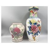 2 Decorative Vases