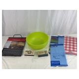 Plastic Table Cloths, Nonstick Grill Topper, &