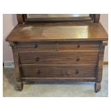 Antique Dresser with Mirror