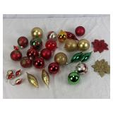 Plastic & Glass Christmas Tree Ornaments